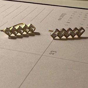 Mejuri Baguette earrings